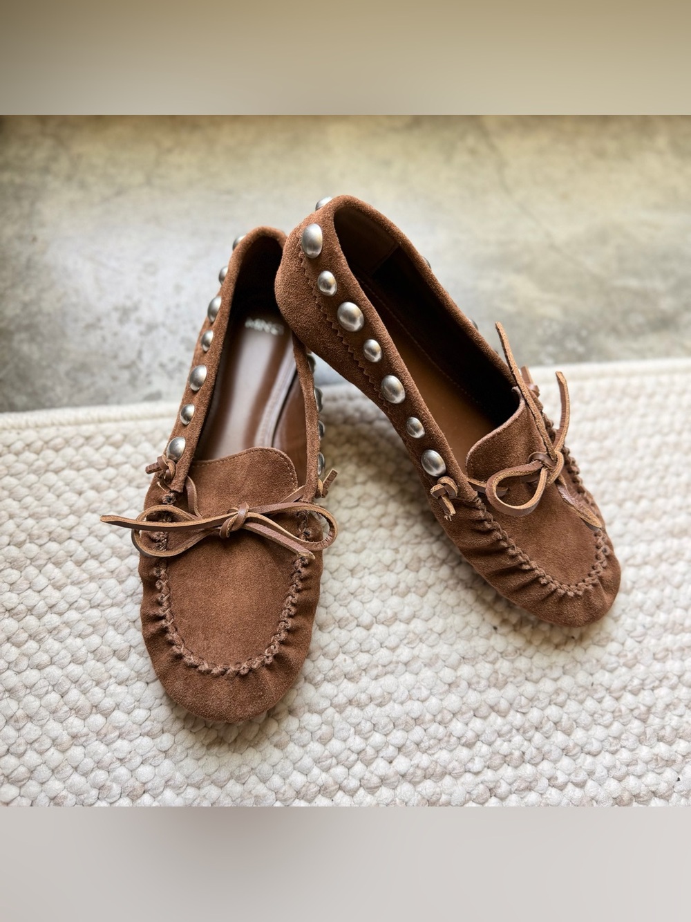 Mango Studded Loafer
